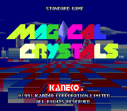 Magical Crystals (World, 92+01+10) Title Screen